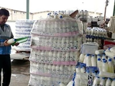 یک تن لبنيات فاسد در نايين معدوم شد