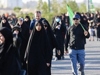 فیلم| پیاده روی جاماندگان اربعین در بخش تودشک