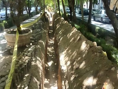 عملیات حفاری در چهارباغ پایین اصفهان متوقف شد