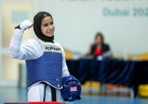 مدال نقره بر گردن بانوی پاراتکواندوی اصفهان در پاراآسیایی ۲۰۲۵