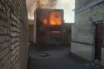 وقوع حریق در یک ساختمان نیمه‌ساز در کوهپایه حادثه آفرید