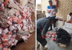 توقیف و معدوم سازی 135 کیلوگرم سوشی ژاپنی قاچاق و 24 کیلوگرم میگوی منجمد در شهرستان برخوار