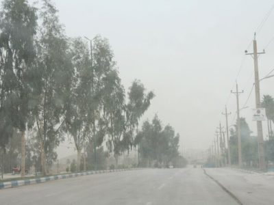 بیشترین سرعت وزش باد استان اصفهان در مهاباد و کوهپایه ثبت شد
