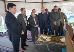 ادای احترام «رئیس دفتر بازرسی ویژه رئیس جمهور» به مقام شامخ شهدای اصفهان