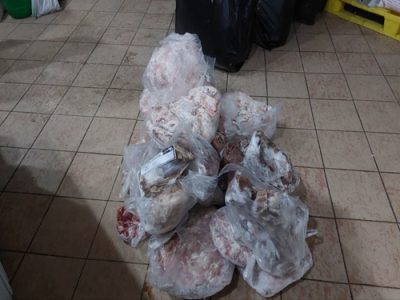 کشف و معدوم سازی ١۴٠ کیلوگرم گوشت سفید، قرمز غیر قابل مصرف