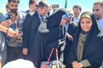 وزیر راه و‌شهرسازی وارد خور و بیابانک شد/وزیر راه و شهرسازی از آبشار نمکی خور بازدید کرد