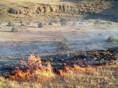 خطر آتش‌سوزی در مراتع سمیرم اصفهان را جدی بگیرید