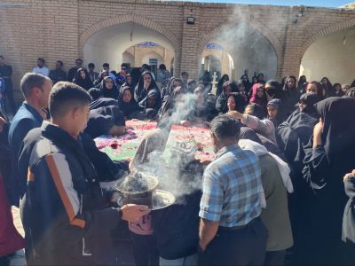 فیلم| بدرقه کاروان اهالی بهشت در کوهپایه