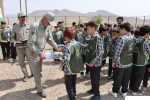 پاکسازی طبیعت با مشارکت دانش‌آموزان در پارک ملی قمیشلو