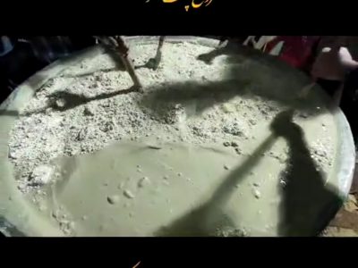 پخت سمنو در مسجدالحسین کوهپایه