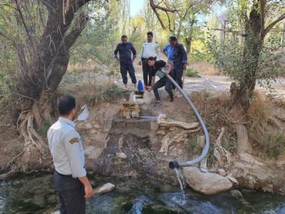 با دستور دادستان شهرضا، از برداشت غیرمجاز آب رودخانه زرچشمه جلوگیری شد