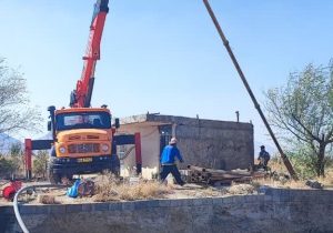 لوله‌گذاری چاه کشاورزی در سمیرم جمع‌آوری شد
