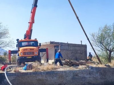 لوله‌گذاری چاه کشاورزی در سمیرم جمع‌آوری شد