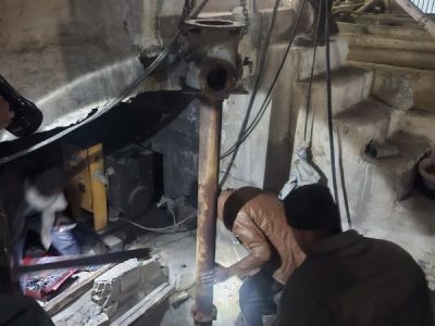 مسدودسازی دو حلقه چاه غیرمجاز درخمینی‌شهر استان اصفهان