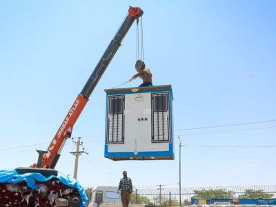 خدمت‌رسانی شهرداری اصفهان در کربلا با استفاده از تجهیزات لجستیکی