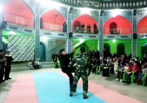 کلیپ|تمرین مشترک ورزشکاران رزمی در کوهپایه