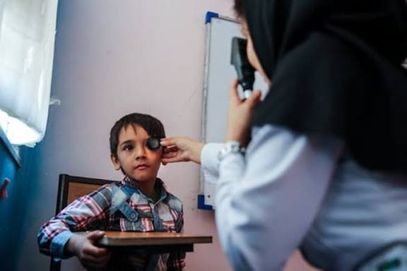 غربالگری بینایی کودکان ۳ الی ۶ساله در شهرستان کوهپایه