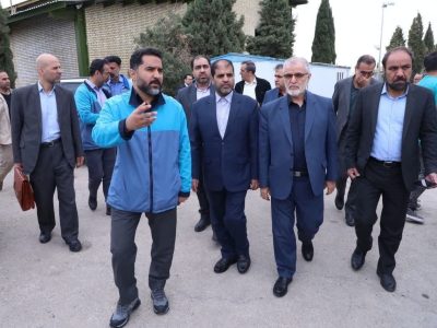 بازدید معاون امنیتی وزارت کشور و معاون امنیتی استاندار اصفهان از ایستگاه پمپاژ آب در ورزنه