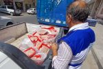 کشف و معدوم سازی ۱۴۰ بسته گوشت قرمز و سفید غیر قابل مصرف در شهرستان کاشان