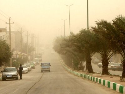 پیش‌بینی وزش باد و گرد و خاک در کوهپایه